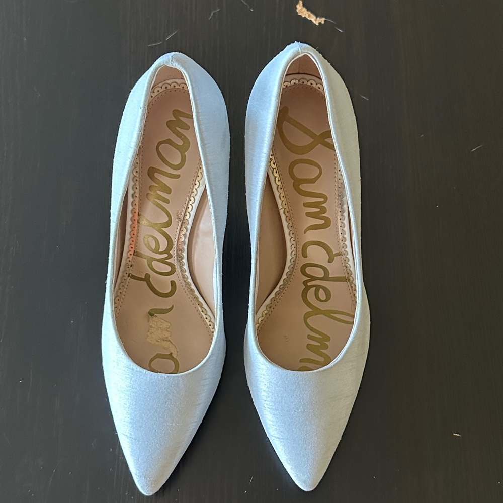 CUSTOM Sam Edelman Heels, Light Blue